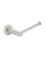 Round Toilet Roll Holder  Brushed Nickel