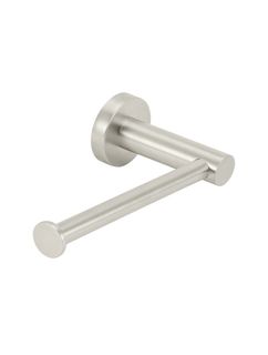 Round Toilet Roll Holder  Brushed Nickel
