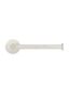 Round Toilet Roll Holder  Brushed Nickel