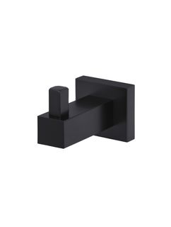 Square Robe Hook  Matte Black