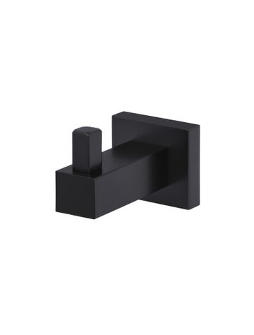 Square Robe Hook  Matte Black