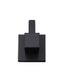 Square Robe Hook  Matte Black