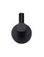 Round Robe Hook  Matte Black