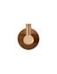 Round Robe Hook  Lustre Bronze