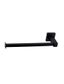 Square Guest Towel Rail  Matte Black