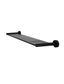 Round Bathroom Shelf  Matte Black