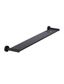 Round Bathroom Shelf  Matte Black