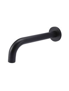 Round Curved Spout  Matte Black