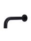 Round Curved Spout  Matte Black