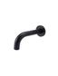 Round Curved Spout 130mm  Matte Black