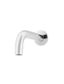 Round Curved Spout 130mm  Chrome