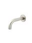 Round Curved Spout 130mm Brushed Nickel