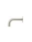 Round Curved Spout 130mm Brushed Nickel