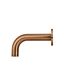 Round Curved Spout 130mm Lustre Bronze