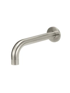 Round Curved Spout  Brushed Nickel