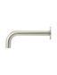 Round Curved Spout  Brushed Nickel