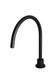 Round High-Rise Swivel Hob Spout  Matte Black