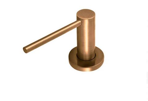 Round Soap dispenser Lustre Bronze