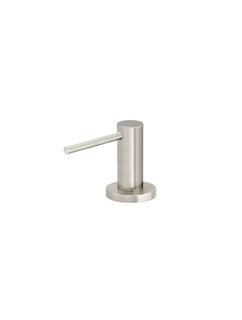 Round Soap Dispenser  Brushed Nickel