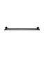 Round Double Towel Rail 600mm  Matte Black