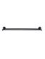 Round Double Towel Rail 900mm  Matte Black