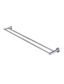 Round Double Towel Rail 900mm  Chrome