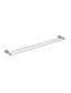 Round Double Towel Rail 900mm  Chrome