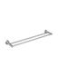 Round Double Towel Rail 600mm  Chrome