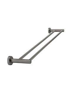 Round Double Towel Rail 600mm  Shadow