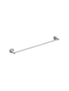 Round Single Towel Rail 600mm  Chrome