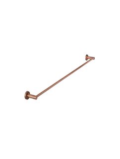 Round Single Towel Rail 600mm  Lustre Bronze