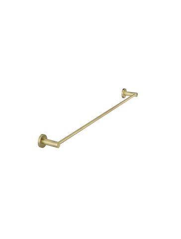 Round Single Towel Rail 600mm  Tiger Bronze