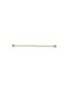 Round Single Towel Rail 600mm  Tiger Bronze