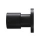 Round Quarter Turn Wall Top Assemblies  Matte Black