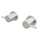 Round Quarter Turn Wall Top Assemblies  Brushed Nickel