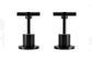 Cross Handle Jumper Valve Wall Top Assemblies  Matte Black
