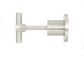 Cross Handle Jumper Valve Wall Top Assemblies  Brushed Nickel