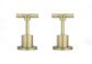 Cross Handle Jumper Valve Wall Top Assemblies   Tiger Bronze