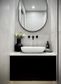 Circular Wall Taps  Matte Black