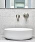 Circular Wall Taps  Brushed Nickel