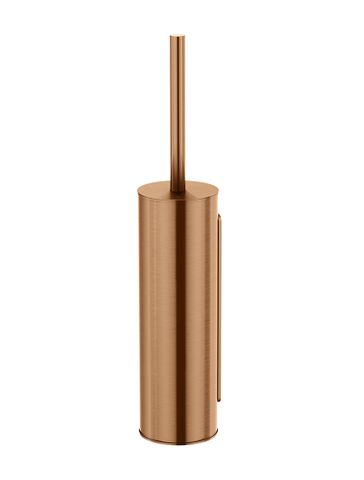 Round Toilet Brush & Holder  Lustre Bronze