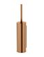 Round Toilet Brush & Holder  Lustre Bronze