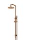 Round Combination Shower Rail, 200mm Rose, Single Function Hand Shower  Lustre B