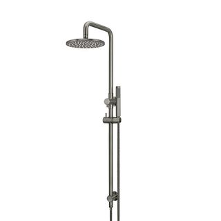 Round Combination Shower Rail 200mm Rose, Single Function Hand Shower  Shadow