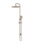 Round Combination Shower Rail 300mm Rose, Three Function Hand Shower  Champagne