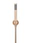 Round Hand Shower on Fixed Bracket, Single Function Hand Shower Champagne