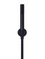 Round Hand Shower on Fixed Bracket, Single Function Hand Shower Matte Black