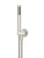 Round Hand Shower on Fixed Bracket, Single Function Hand Shower Brushed Nickel