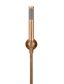 Round Hand Shower on Fixed Bracket, Single Function Hand Shower Lustre Bronze