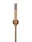 Round Hand Shower on Fixed Bracket, Single Function Hand Shower Lustre Bronze